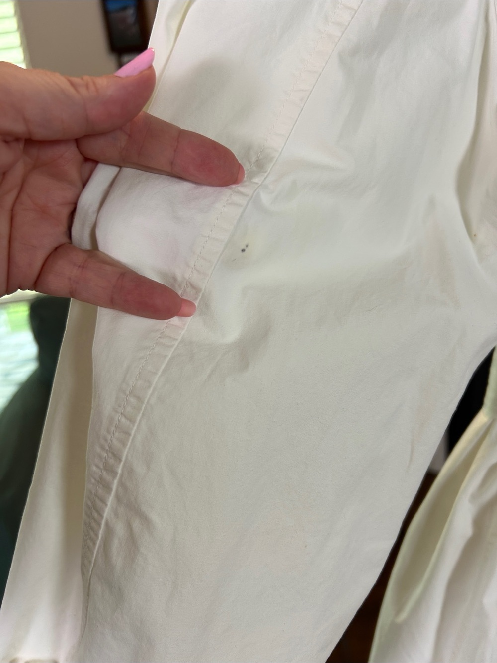 Ralph Lauren Blue Label Double Breasted White Vintage Cotton Trench Coat Size 14 - Picture 17 of 17